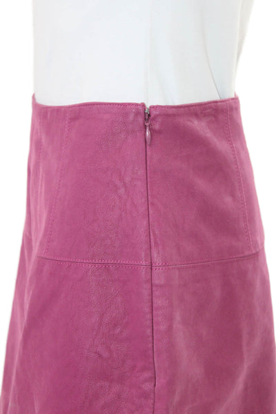 Free People Womens Zip Mini Skirt Pink Size 4