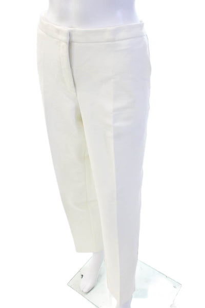 Derek Lam Womens Straight Pants White Size 12