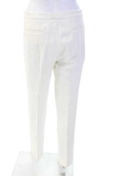 Derek Lam Womens Straight Pants White Size 12