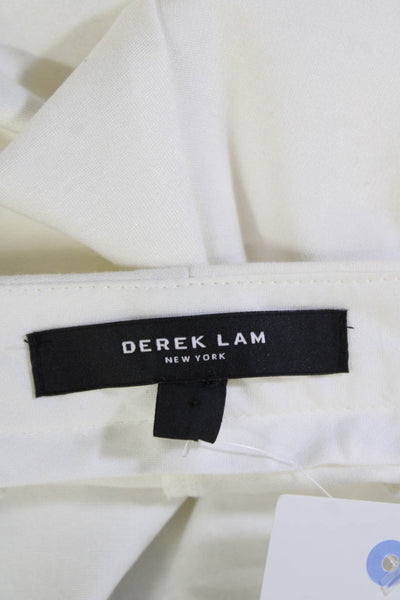 Derek Lam Womens Straight Pants White Size 12