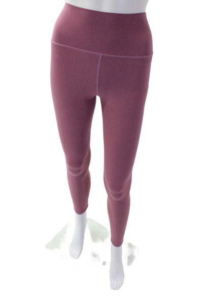 Splits59 Womens Pull On High Rise Ankle Leggings Mauve Size XS
