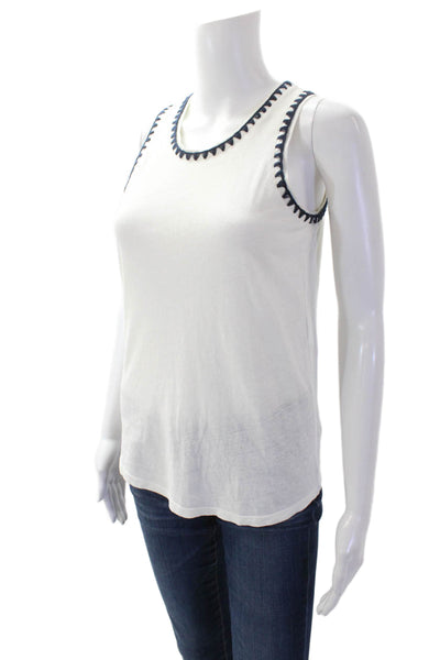 Maje Womens Sleeveless Tank Top White Size 3