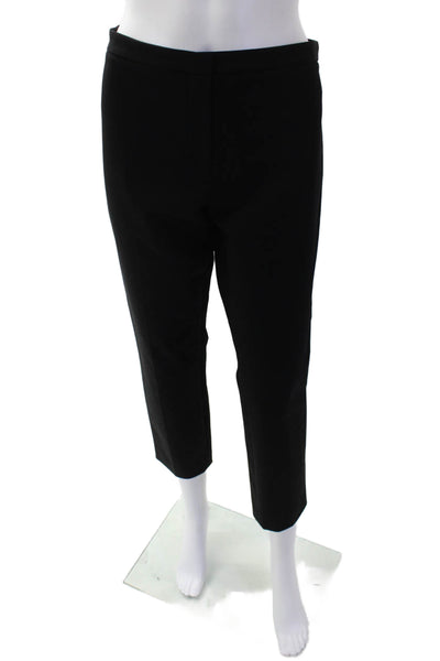 Theory Womens Cropped Pants Black Size 6