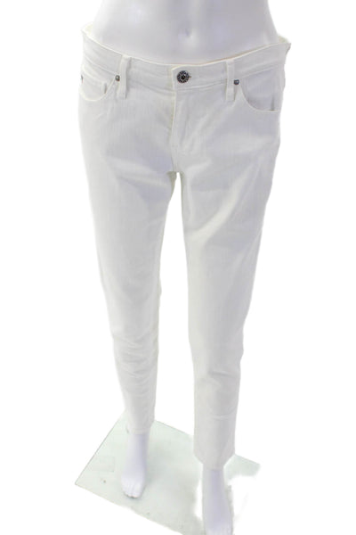 AG Adriano Goldschmied Womens Jeans White Size 28