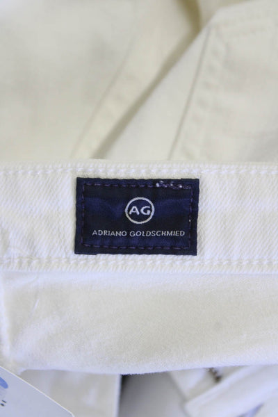 AG Adriano Goldschmied Womens Jeans White Size 28