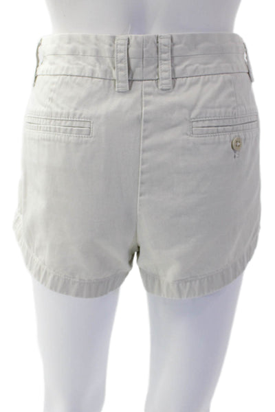 J Crew Womens Cotton Chino Shorts Beige Size 6