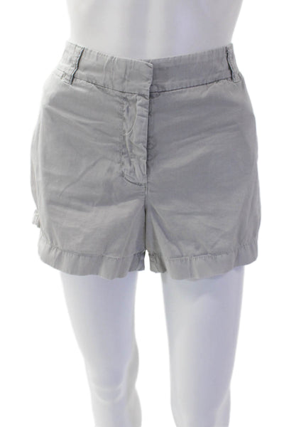J Crew Womens Cotton Chino Shorts Gray Size 6