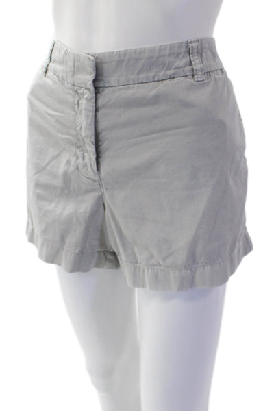 J Crew Womens Cotton Chino Shorts Gray Size 6