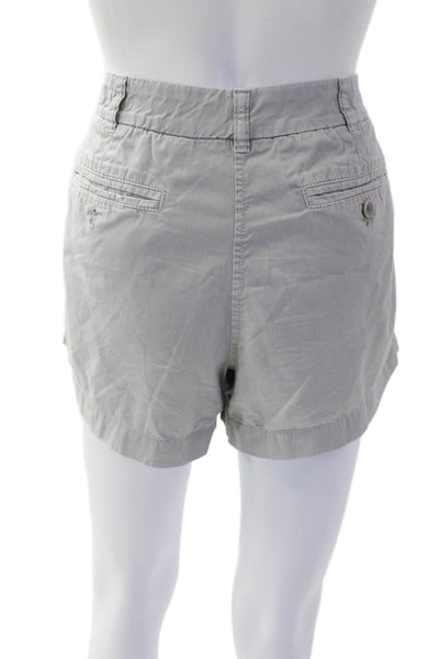 J Crew Womens Cotton Chino Shorts Gray Size 6