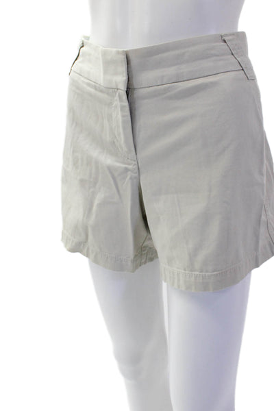 J Crew Womens Cotton Classic Twill Chino Shorts Light Khaki Size 6
