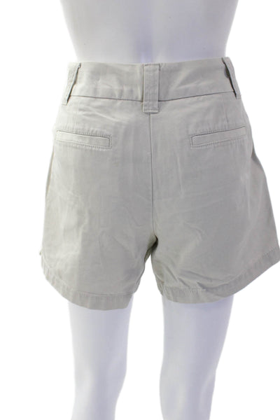 J Crew Womens Cotton Classic Twill Chino Shorts Light Khaki Size 6
