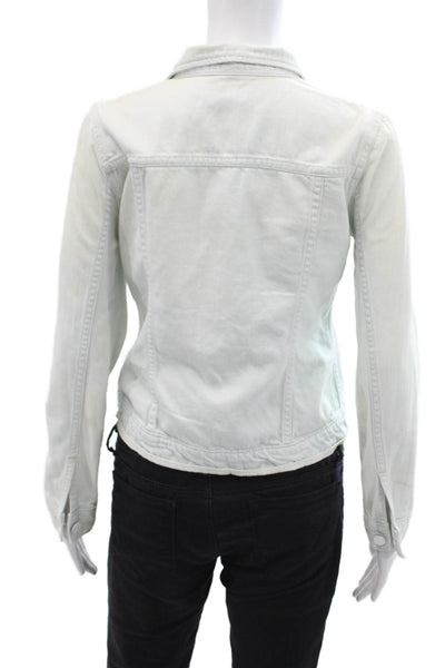 J Brand Womens Cotton Long Sleeve Lined Denim Jacket Blue Size XS