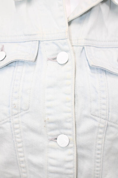 J Brand Womens Cotton Long Sleeve Lined Denim Jacket Blue Size XS