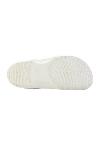 Crocs Mens Slip On Perforated Rubber Loafers Mules White Size 11