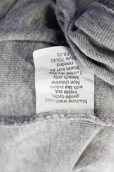 J Crew Womens Long Sleeve Round Neck Causal Top Gray Size XS