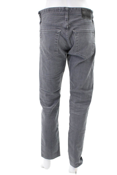 Adriano Goldschmied Womens Cotton The Tellis Straight Leg Jeans Gray Size 30