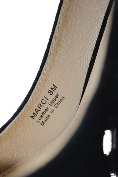 Botkier Womens Suede Pointed Toe Slip On Heels Pumps Black Size 8M