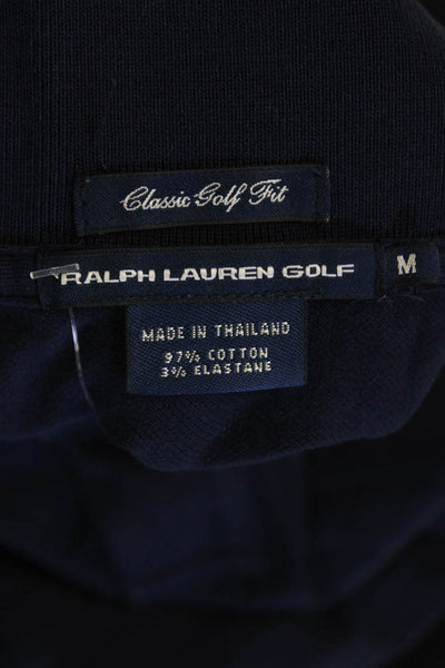 Ralph Lauren Golf Womens Classic Golf Fit Sleeveless Polo Shirt Blue Size M