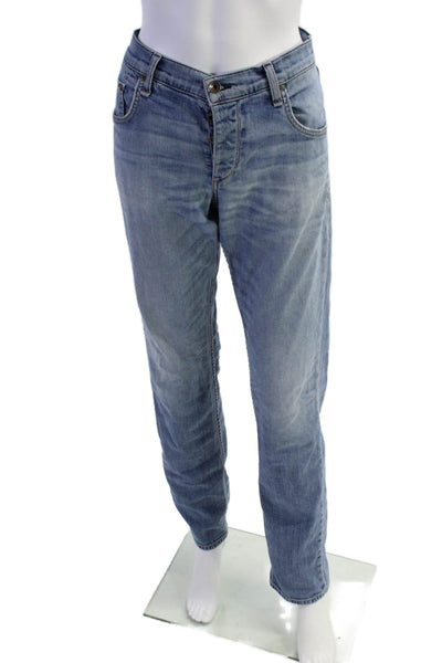 Rag & Bone Mens Fit 2 Slim Leg Button Up Jeans Blue Cotton Size 31