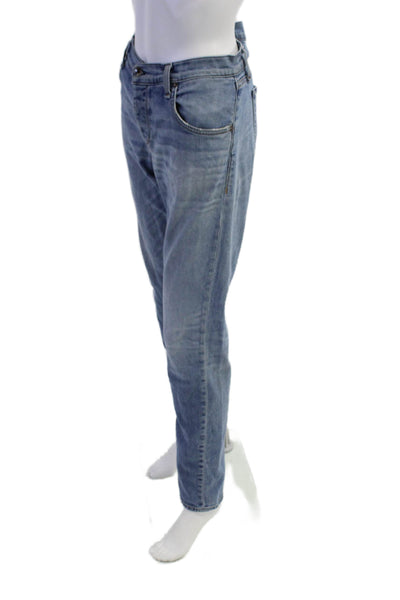 Rag & Bone Mens Fit 2 Slim Leg Button Up Jeans Blue Cotton Size 31