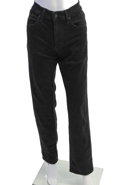 Joes Womens High Rise Kinetic The Classic Straight Leg Jeans Black Size 30