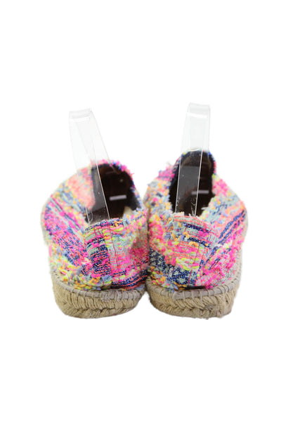 Manebi Womens Woven Detail Espadrille Detail Flats Multicolor Size EUR Size 9