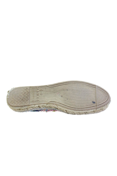 Manebi Womens Woven Detail Espadrille Detail Flats Multicolor Size EUR Size 9