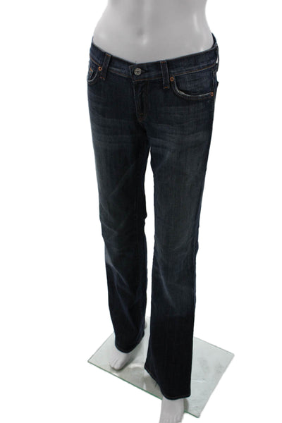 7 For All Mankind Womens Medium Wash High Rise Bootcut Leg Blue Size 28
