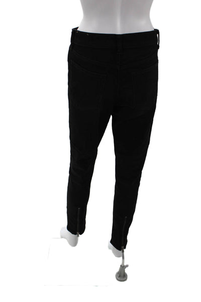 Polo Ralph Lauren Womens High Rise Skinny Leg Denim Jeans Black Size 30