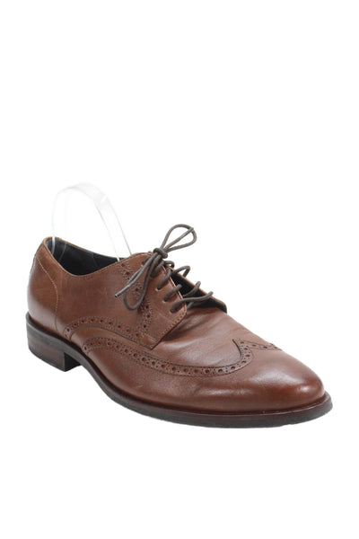 Cole Haan Grand.OS Mens Leather Oxford Dress Shoes Brown Size 11.5 Medium