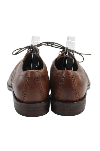 Cole Haan Grand.OS Mens Leather Oxford Dress Shoes Brown Size 11.5 Medium