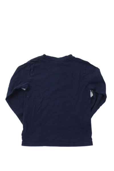 Polo Ralph Lauren Boys Cotton Crew Neck Long Sleeve Casual Top Blue Size 5