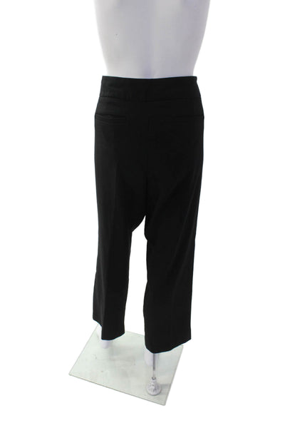Van Heusen Womens Classic Fit Straight Legged Dress Pants Black Size 12