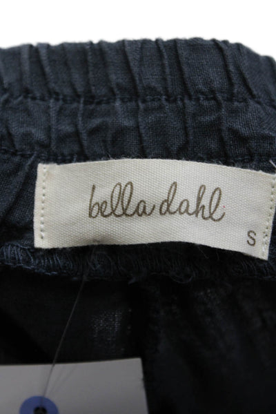 Bella Dahl Womens High Rise Drawstring Woven Jogger Pants Gray Size Small