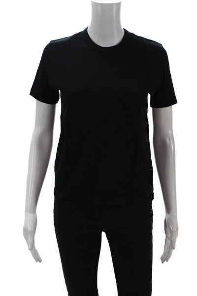 Moussy Vintage Womens Cotton Crew Neck Short Sleeve Tee Top Black Size XS