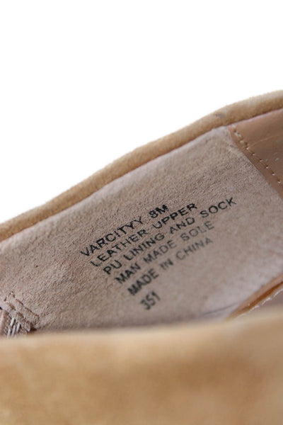 Steve Madden Womens Stiletto Pointed Toe Dorsay Pumps Brown Suede Size 8M
