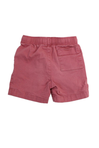 Crewcuts Girls Drawstring Cotton Twill Shorts Pink Size 5
