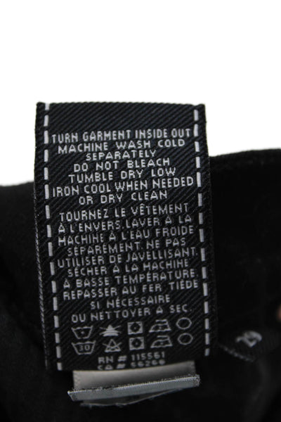 7 For All Mankind Women's High Waist Ankle Gwenevere Jeans Black Size 29