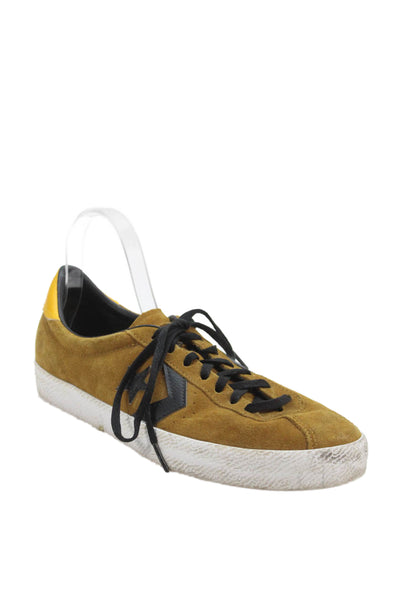 Converse Mens Suede Lace Up Low Top Fashion Sneakers Shoes Brown Size 10