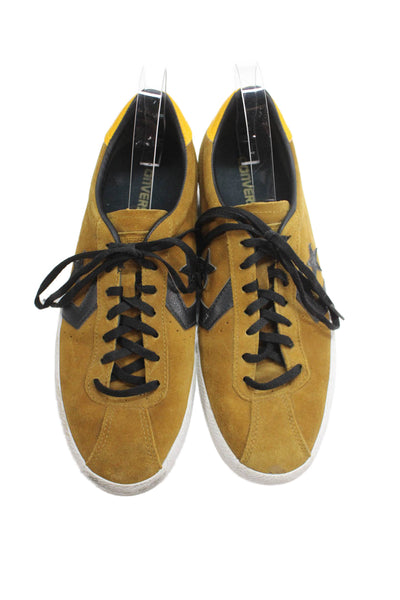 Converse Mens Suede Lace Up Low Top Fashion Sneakers Shoes Brown Size 10