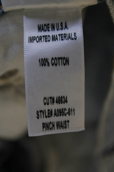 Agolde Womens Light Wash High Rise Straight Leg Denim Jeans Blue Size 24