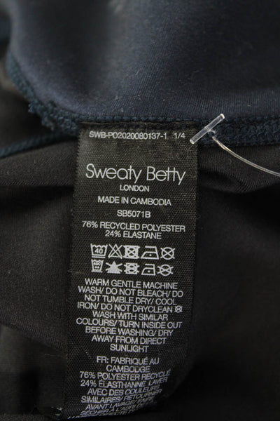 Sweaty Betty Womens Ombre Print Super Sculpt Full Length Leggings Blue Size S
