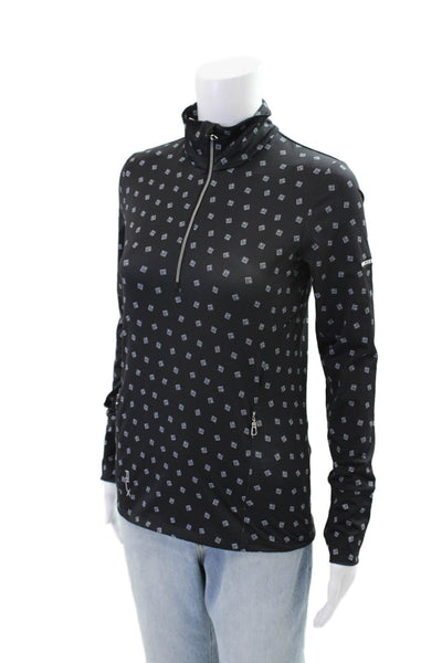 RLX Ralph Lauren Black Label Womens Full Zip Activewear Top Black Size XS