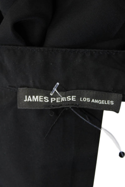 James Perse Womens Button-Down Top Black Size 2