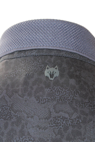 Greyson Mens Short Sleeve V-neck Button Polo Shirt Gray Size S