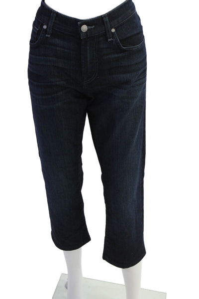 7 For All Mankind Womens Dark Wash High Rise Slimmy Jeans Blue Size 30