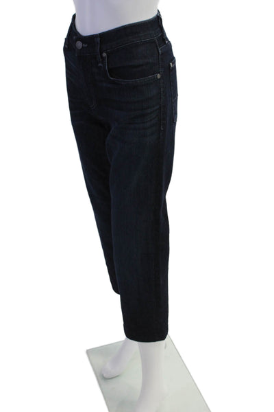 7 For All Mankind Womens Dark Wash High Rise Slimmy Jeans Blue Size 30
