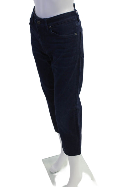Boss Hugo Boss Womens Dark Wash High Rise Candiani Jeans Blue Size 30