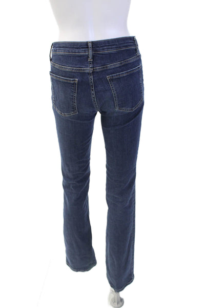 Zara Womens Medium Wash High Rise Bootcut Leg Denim Jeans Blue Size 4