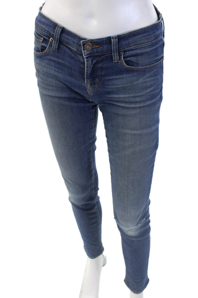 J Brand Womens Medium Wash Mid Rise Skinny Leg Denim Jeans Blue Size 26